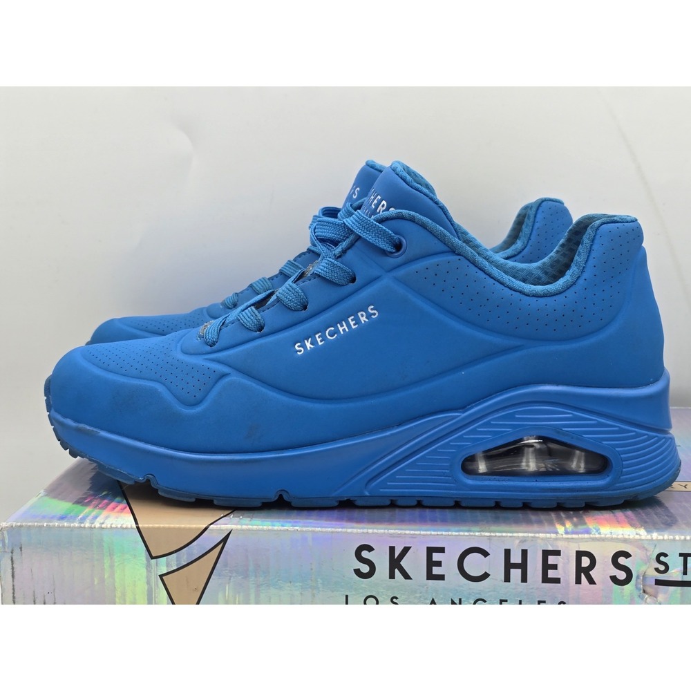 Skechers Women's Athletic Shoes in Bright Blue - Picture 5 of 13
